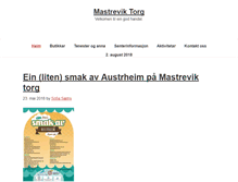 Tablet Screenshot of mastreviktorg.no